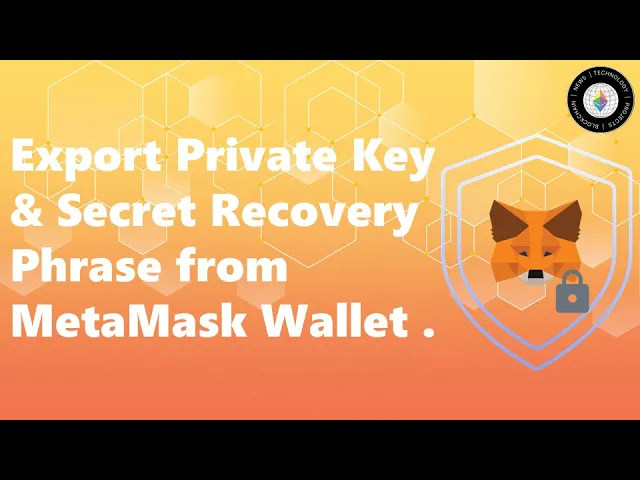 How to Export Private Key & Secret Recovery Phrase from MetaMask Wallet?
