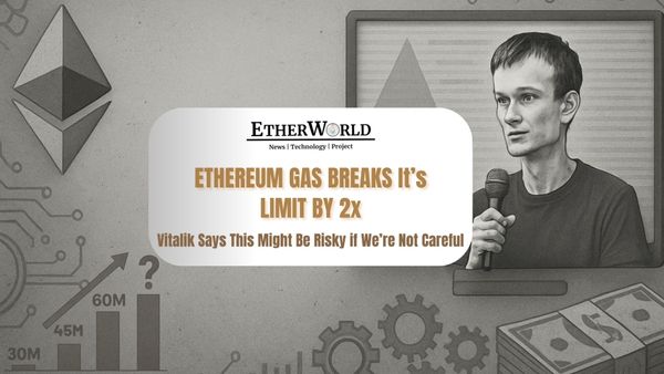 Vitalik Buterin Reframes Ethereum Scaling Strategy After 60M Gas Breakthrough