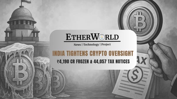 India Intensifies Crypto Oversight as ED Freezes ₹4,190 Cr & 44,057 Tax Notices Sent