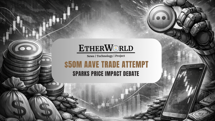 $50M AAVE Trade Attempt Sparks Price Impact Debate