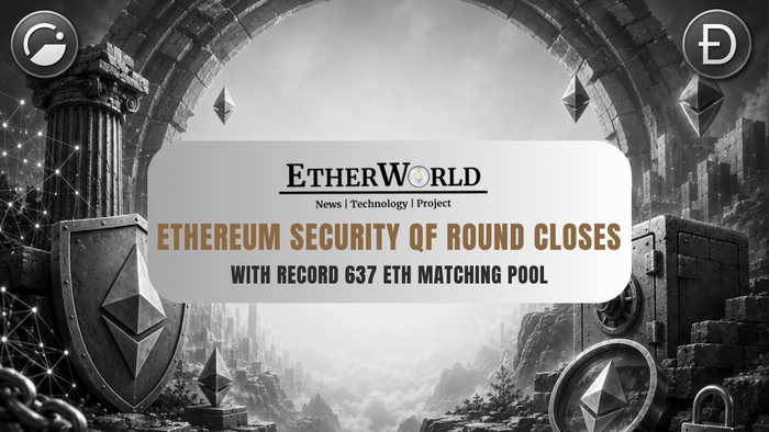 Ethereum Security QF Round Closes With Record 637 ETH Matching Pool
