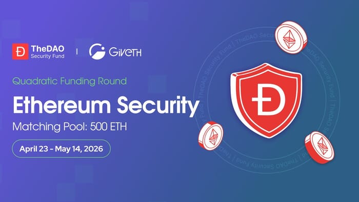 TheDAO Security Fund’s First Funding Round Goes Live with Over $1M for Ethereum Security