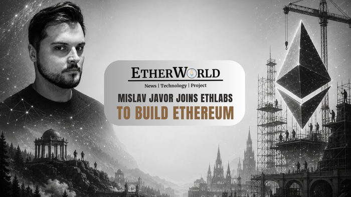Mislav Javor Joins Ethlabs to Build Ethereum