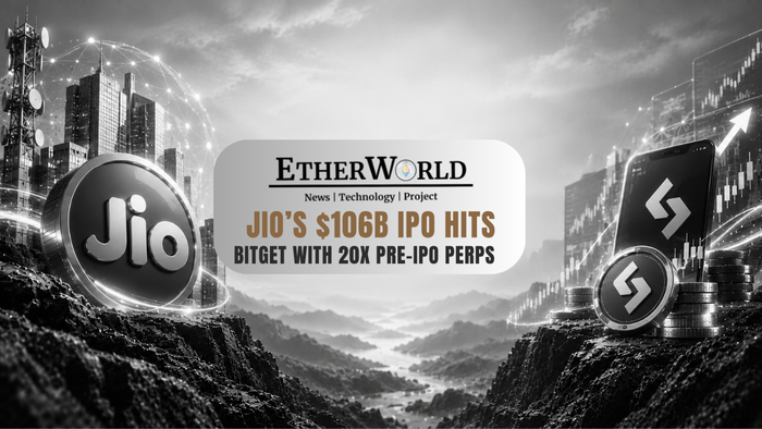 Jio’s $106B IPO Hits Bitget With 20x Pre-IPO Perps