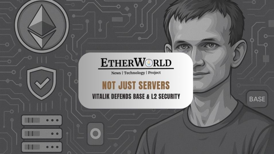 Not Just Servers: Vitalik Defends Base & Security of L2s