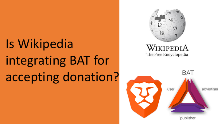 Is Wikipedia integrating BAT for accepting donation?