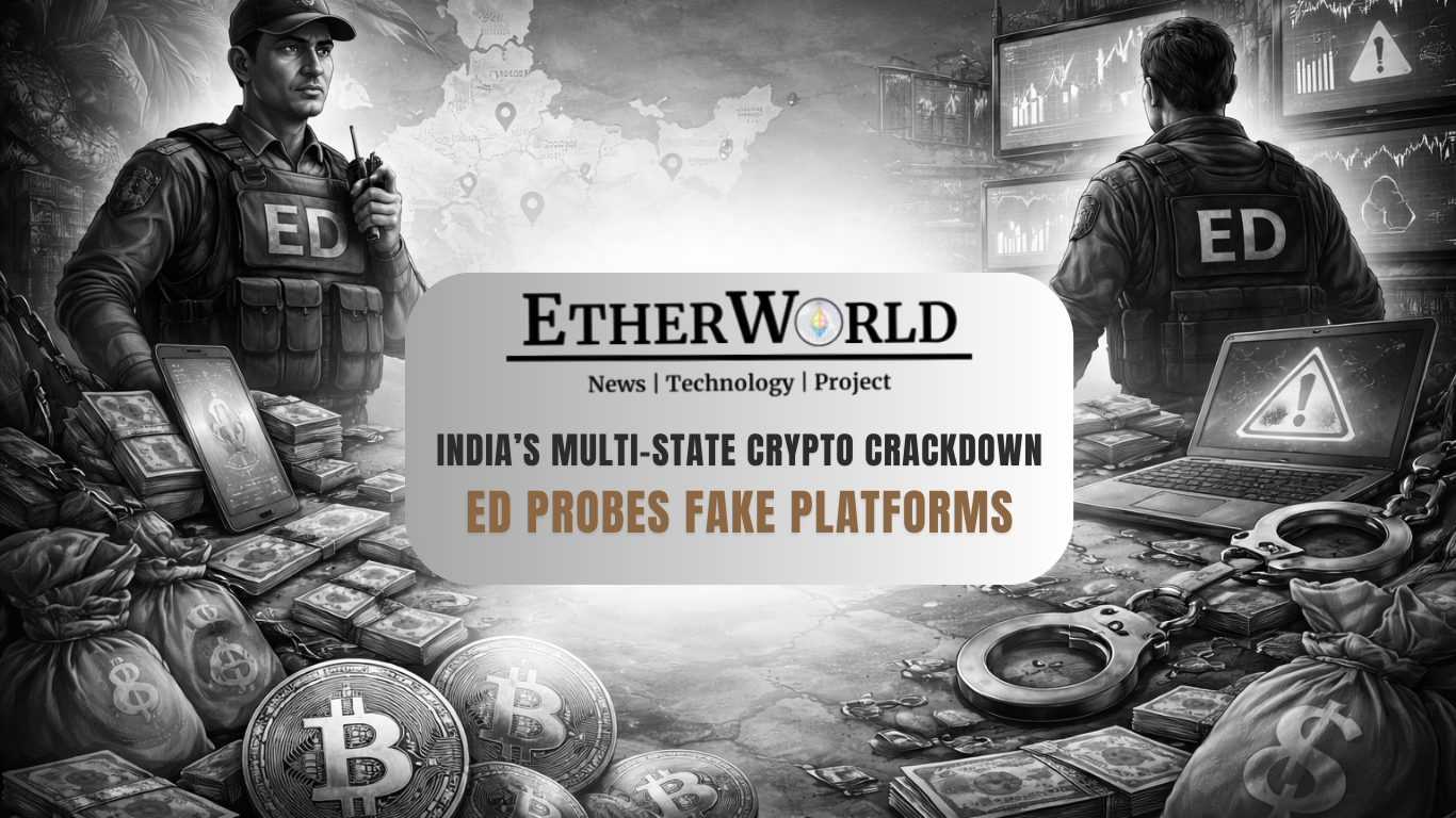 India’s Multi-State Crypto Crackdown: ED Probes Fake Platforms