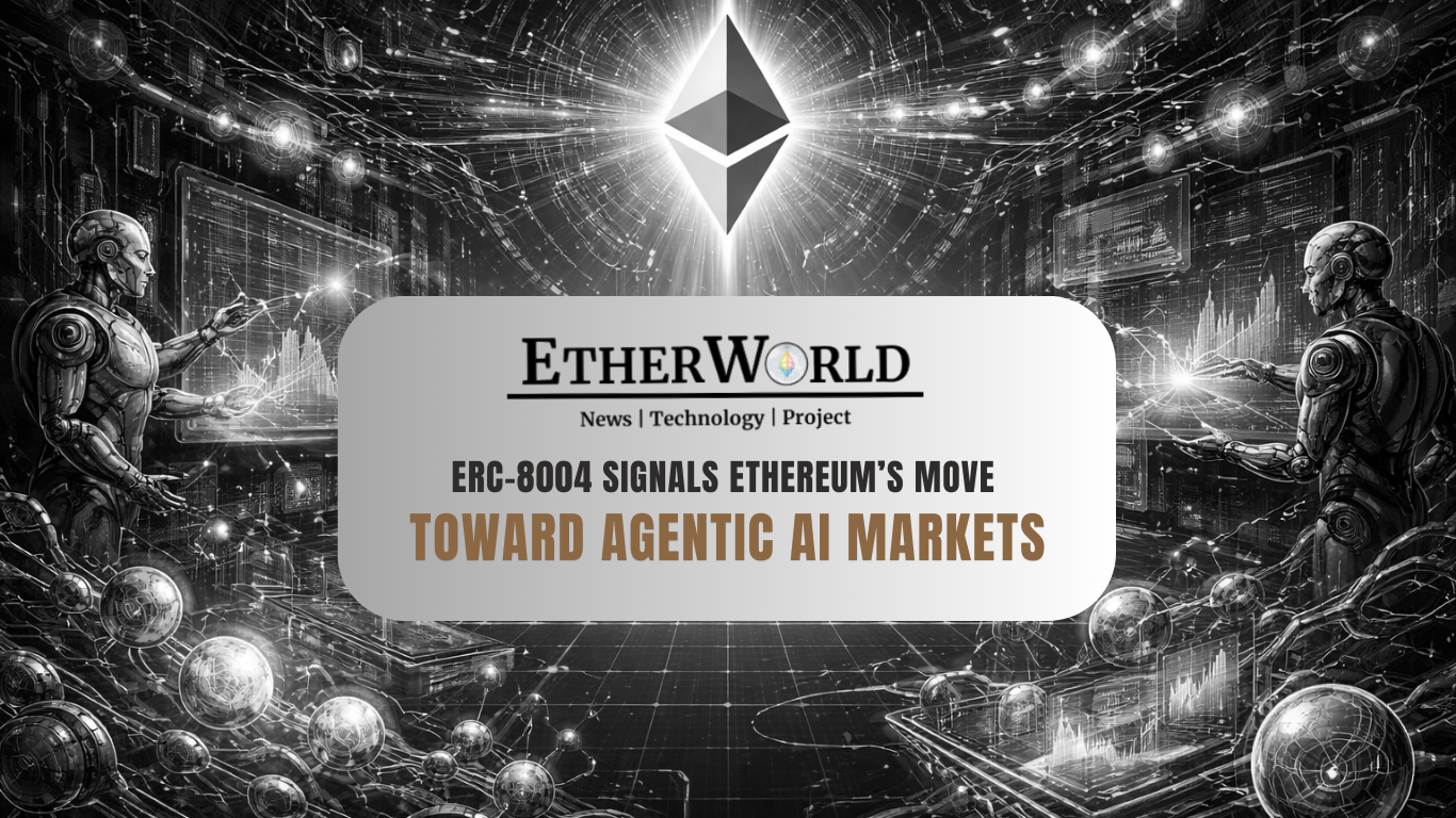 ERC-8004 Signals Ethereum’s Move Toward Agentic AI Markets