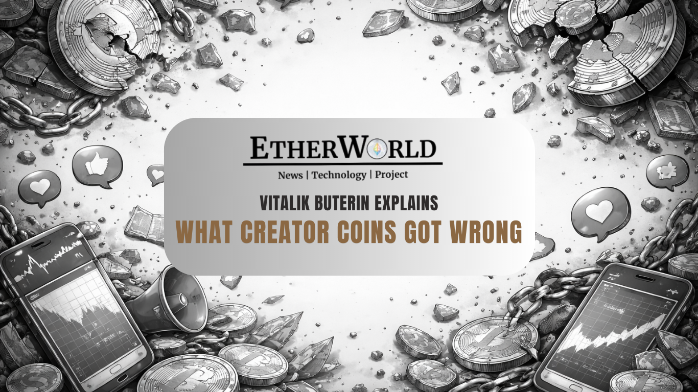 Vitalik Buterin Explains What Creator Coins Got Wrong
