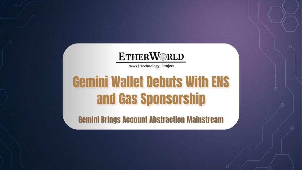 Gemini Steps Into Smart Wallet Arena