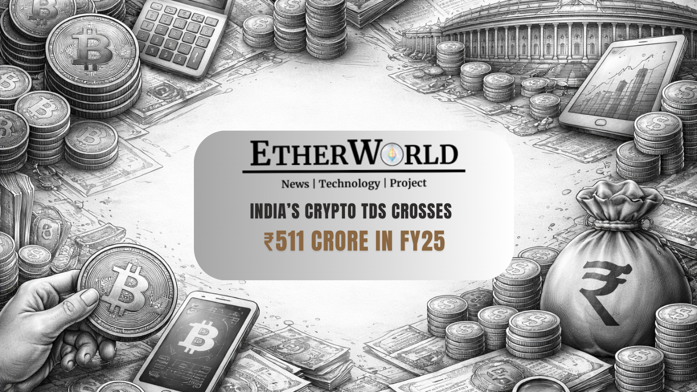 India’s Crypto TDS Crosses ₹511 Crore in FY25